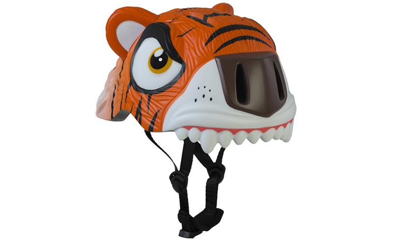 Dětská helma CRAZY SAFETY Tiger oranžová